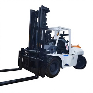 10 Ton Diesel TCM <b>Forklift</b> FD100 4WD Rough Terrain Construction Site <b>Forklift</b> with Seated Operation - Product Image 1