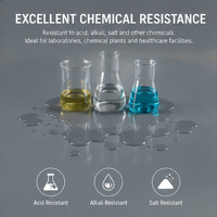 Peinture de sol liquide autolissante époxy sans solvant populaire XT-314 Xiutuo pour application au rouleau, à la truelle ou au pinceau