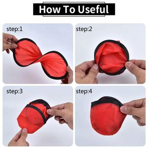 Éventail pliable en polyester avec pochette de rangement ronde, éventails promotionnels personnalisables pour la promotion communautaire - Product Image 2