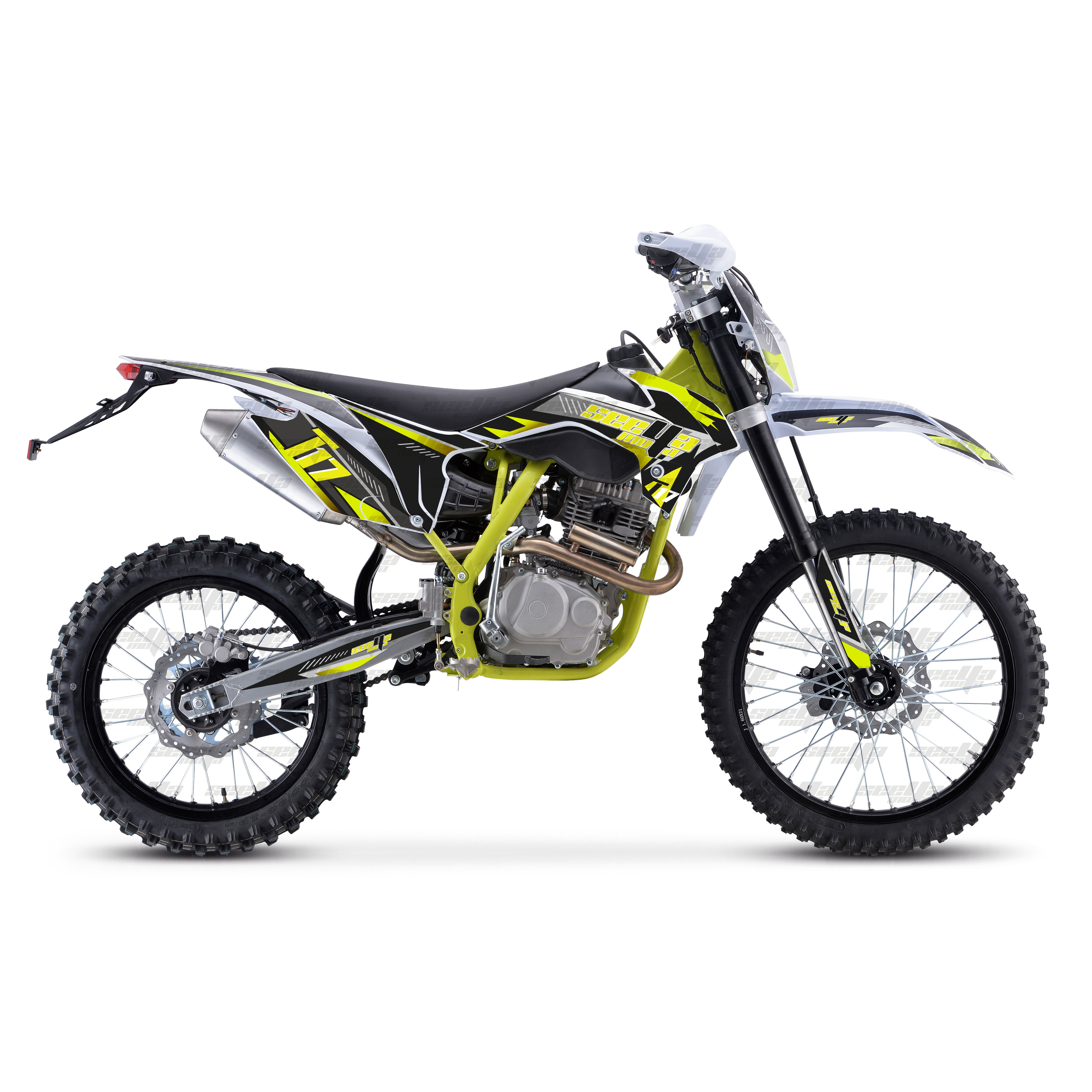 Nouvelle MOTO verte SEEYA 223CC 250CC ZONGSHEN CROSS ENDURO sur route de haute qualité dirt bike pour adultes T17-ENDURO avec CE