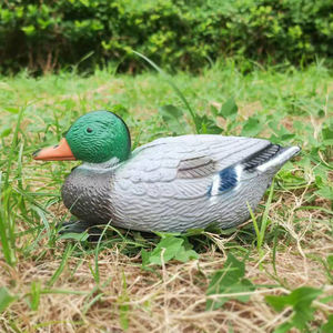 Decoración flotante pato escultura ornamento pato Animal jardín estatua o al aire libre Patio patio arte Decoración - Product Image 1