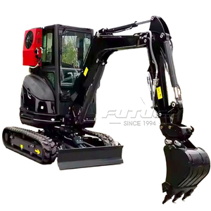 Mini-excavatrices avec moteur japonais, livraison gratuite, excavatrice agricole multifonction, couleurs personnalisables, excavatrice de 3 tonnes - Product Image 4