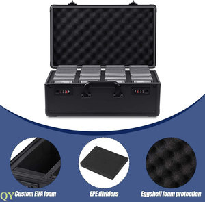 QY Luxury Graded Card <b>Storage</b> Case <b>Waterproof</b> Heavy Duty Slab Carrying <b>Box</b> Large Capacity Display Holder for Collectors - Product Image 5