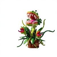 Plante carnivore Venus Flytrap, blocs de construction en plastique, 800 pièces, pot de fleurs assemblé, jouet éducatif, Halloween
