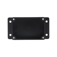 Caja de Conexiones Impermeable IP65 IP67 de ABS Negro de 100*68*50mm, Carcasa de Plástico para Montaje en Pared con Orejeta para PCB