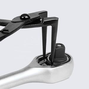 คีมหนีบแหวนสแน็ปทรงกระบอกต้นแบบขยายได้90องศาภายในคีมหนีบจมูกแบบสปริงโหลดภายในอุปกรณ์ซ่อมรถยนต์ - Product Image 4