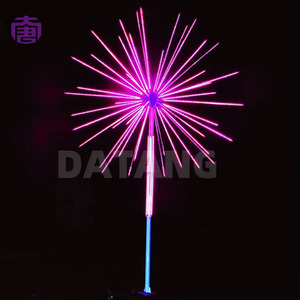 Luminous Outdoor IP65 Waterproof <b>LED</b> Firework <b>Tree</b> <b>Lights</b> Customizable Color for Landscape Plaza Resort Evening Scene - Product Image 6