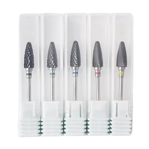 Taladro de Uñas Profesional de Acero Inoxidable, Cónico, Multifuncional, para Remover Esmalte de Gel, Cutículas y Alisar las Uñas con Punta de Diamante - Product Image 1