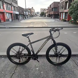 Vélo de montagne pour hommes et femmes, avec fourche en acier, de 24 à 26 pouces, 21 vitesses - Product Image 5
