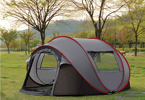 Carpa Plegable Personalizada para Cuatro Personas, de Poliéster 190T, Impermeable de 1500-2000 mm, Diseño Profesional para Tres Estaciones, Fibra para Exteriores - Product Image 5