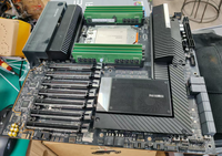 Pour carte mère ASUS PRO WS WRX80E-SAGE SE WIFI II SWRX8 EBB avec processeur Ryzen Threadripper Pro 5955wx SWRX8