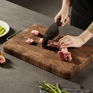 HeDou C Solid Wood Cutting Board Rectangle Double-Sided Chopping Board Kitchenware Household Use - Product Image 1