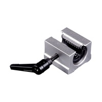 Rail linéaire à bas prix en alliage d'aluminium, support d'axe rond SBR25 pour conception de rail linéaire CNC