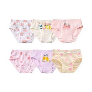 GOTS ชุดชั้นในสำหรับเด็กเล็กเด็กผู้หญิง,กางเกงในผ้าคอตตอนพิมพ์ลายแบบกำหนดเองระบายอากาศได้ดี - Product Image 5