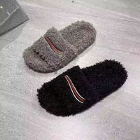 Chaussures pour femmes, hiver-printemps, plateforme, extérieur, multicolores, intérieur, maison, douces, moelleuses, fourrées, brodées, chaudes, fourrure