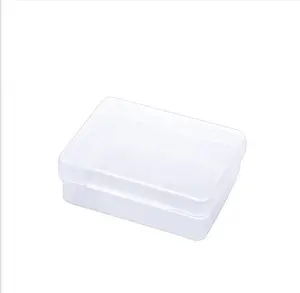 Boîte en plastique transparent PP de haute qualité boîte à épingles de papeterie de bureau