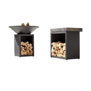 Parrilla Moderna de <span class=keywords><strong>Acero</strong></span> Corten <span class=keywords><strong>para</strong></span> Exteriores, Brasero Decorativo <span class=keywords><strong>para</strong></span> Jardín, Barbacoa de Leña <span class=keywords><strong>para</strong></span> Patio - Product Image 2