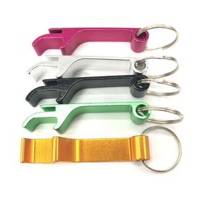 Porte-clés promotionnel QM en alliage de zinc, mini décapsuleur portable, logo personnalisé, impression typographique, design personnalisable - Product Image 1