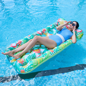 Flamingo <b>Floating</b> Bed Adult <b>Inflatable</b> Pool Lounger With Backrest Water Chair For Swimming And Party Use - Product Image 3