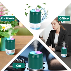 Smile Portable air <b>Humidifier</b> Small <b>Humidifier</b> Household Ultrasonic Sprayer Colorful Light for Home Use to Help Sleep - Product Image 2