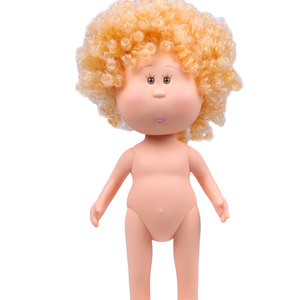 Poupée Mia Potato de 24 cm, corps nu, cheveux bouclés, poupée vierge à habiller soi-même, poupée en vinyle, accessoires artisanaux faits à la main pour enfants, jouet cadeau - Product Image 3