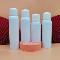 Flacon pulvérisateur en PET en forme d'œuf de 100 ml, 150 ml, 180 ml avec bouchon à pression, rechargeable, pour crème solaire, brume hydratante, emballage cosmétique