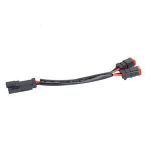防水DTオス-メス1-2スプリッターケーブル8ピンDTコネクターアダプターハーネス（自動車用LEDライト用） - Product Image 4