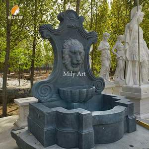<span class=keywords><strong>Fontaine</strong></span> murale en marbre de style européen antique MILY avec tête de lion pour la décoration de jardin - Product Image 6
