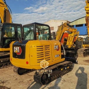 Excavatrice d'occasion Caterpillar CAT305.5E CAT305.5E2, excavatrice hydraulique sur chenilles de 5,5 tonnes, mini-excavatrice d'occasion, petite excavatrice en stock - Product Image 1