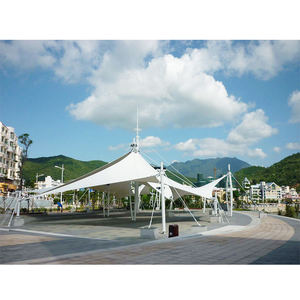 Offre Spéciale – Structures de Membrane Tensile Commerciales Coupe-Vent en PVDF pour Ombrage Paysager et Auvents de Marché - Product Image 5