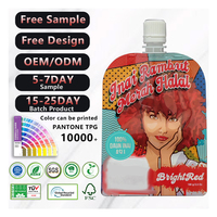 imprimée sur mesure Doypack stable sur étagère pour shampooing et sauce au chocolat pour emballage d'eau et de riz