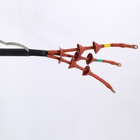 3 Core 33kv Accessoires thermorétractables Kit de terminaison de câble extérieur 50-120MM ²