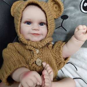 Недорогая мягкая силиконовая кукла R&B Rebirth Maddie, реалистичная, с расписанными вручную волосами - Product Image 5