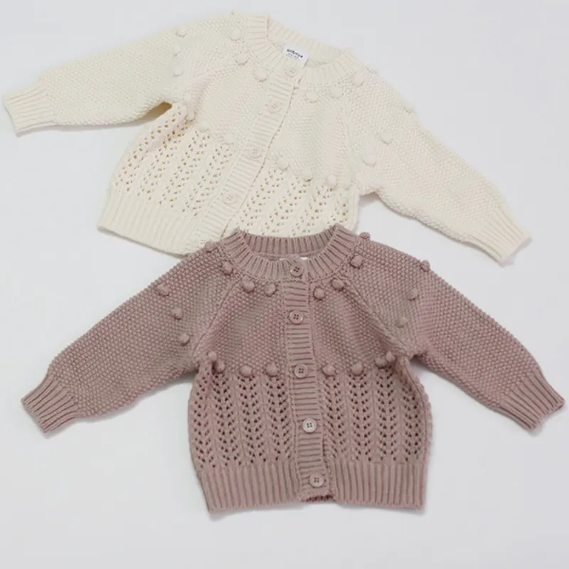 Newborn Winter Lovely Knitting Clothes Autumn Kids Knitting Coat Infant Girls Cardigan Sweaters