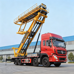 Camion de formage de panneaux de toiture mobiles CLW avec plateforme de levage hydraulique pour la construction de toitures en structure métallique - Product Image 2