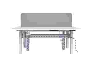 AOKE-Divisor de escritorio acústico <span class=keywords><strong>para</strong></span> muebles de oficina, pantalla con solución de enchufes de alimentación - Product Image 4
