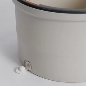 Limpador de piso inteligente, melhor venda de balde giratório redondo pva power plástico