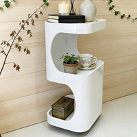 Chariot de rangement multifonctionnel en bois pour salon de beauté et barbier, idéal pour les soins du visage et les outils de beauté - Vente en gros