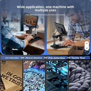 Microscope numérique portable 1000X avec écran de 7 pouces, microscope électronique pour l'industrie avec éclairage LED - Product Image 4