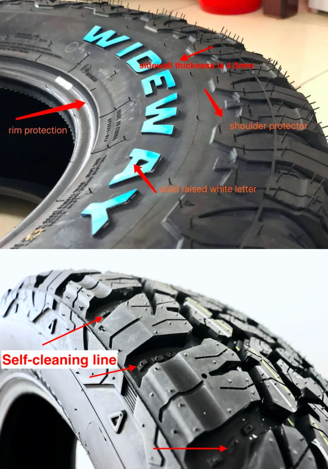 285/70R16 All Terrain Truck Tire - Durable off-Road Performance