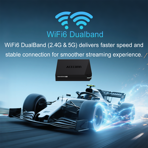 Aceconn สตรีมมิ่งแอนดรอยด์สำหรับกล่อง4K 8K S905X4 Amlogic 2g 32GB WiFi6กิกะบิต HDR10 BT + รีโมตแบ็คไลท์เพชร Pro - Product Image 3