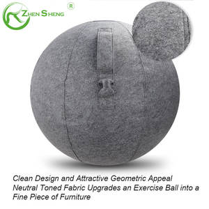 Zhenshengカスタムロゴジムオフィスシッティングボールチェアヨガボールカバー - Product Image 4