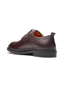 Zapatos de vestir formales de cuero genuino para hombre, color marrón, con cordones, clásicos, para oficina, negocios, bodas, cómodos, hechos a mano, de lujo - Product Image 2