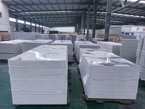 Revêtement mural en PVC imitation marbre Carrara de haute flexibilité, sur mesure, pour rénovation <span class=keywords><strong>intérieure</strong></span>, largeur 1 m ou 1,2 m, populaire au Royaume-Uni - Product Image 5