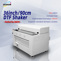 Pengering Shaker Printer DTF Mini 900mm/36 inci Efisiensi Tinggi Baru dengan Indikator RGB Kustom dan Pembersih Asap, Garansi 1 Tahun