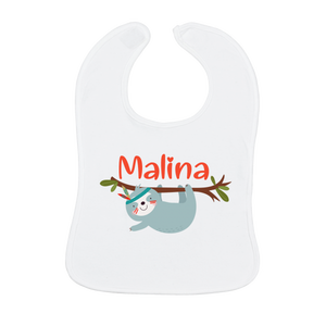 Maglietta per bambini con nome + stampa di bradipo (T-shirt + manica lunga) - Product Image 4