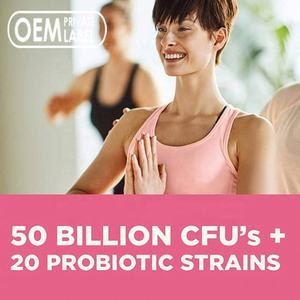 Probióticos orgánicos para mujeres, 50 mil millones de CFU de probióticos para la salud digestiva, suplemento de probióticos prebióticos para la salud intestinal OEM - Product Image 4