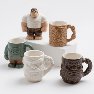 Taza <span class=keywords><strong>de</strong></span> cerámica con forma <span class=keywords><strong>de</strong></span> Gigante <span class=keywords><strong>de</strong></span> Cyclops, taza <span class=keywords><strong>de</strong></span> café <span class=keywords><strong>de</strong></span> porcelana hecha a mano con diseño <span class=keywords><strong>de</strong></span> criatura mítica, logotipo personalizado - Product Image 2