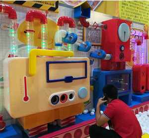 Sản Phẩm Công Viên Giải Trí Thiết Bị Sân Chơi Trong Nhà Cho Trẻ Em Máy Bóng Điện Gió - Product Image 3