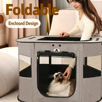 Maison pour animaux de compagnie pliable de luxe et durable, 7 couleurs, enclos portable pour animaux, enclos d'exercice, chambre de mise en couche rectangulaire pour chats